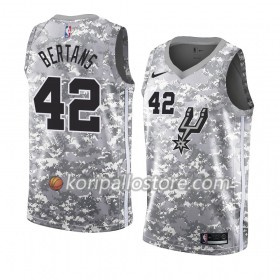 San Antonio Spurs Davis Bertans 42 2018-19 Nike Harmaa Miesten Pelipaidat Swingman 